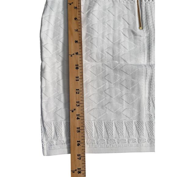 DIAMOND SUPPLY CO. Women's White Quartz Mini Skirt Sz L NWT - Picture 6 of 7